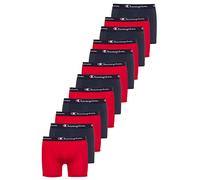 Champion 12er Pack Boxershorts Men Herren Unterhose Pant Boxer Unterwäsche, Farbe:Red/Blue, Bekleidungsgröße:M