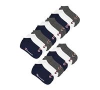 Champion 15 Paar Sneaker Socken Gr. 35-46 Unisex Sneaker Kurzsocken, Farbe:532 - navy/grey/nightshadow b, Socken & Strümpfe:43-46