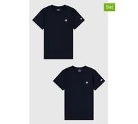 Champion 2er-Set: Shirt in Dunkelblau - Größe 158/164 | Kinder Oberteile