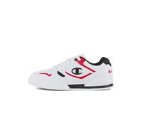 Champion 3 Point Tech Low, Herren-Sneakers, Weiß/Rot/Schwarz (WW012), 43 EU, Weiß Rot Schwarz Ww012, 43 EU