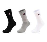 Champion 3PK CREW SOCKS Unisex Socken, schwarz, größe 43-46 43/46