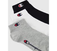 Champion 6-er Pack Quarter Herren Socken, schwarz 39-42