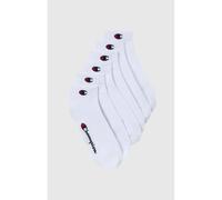 Champion 6-er Pack Quarter Herren Socken, weiß 39-42