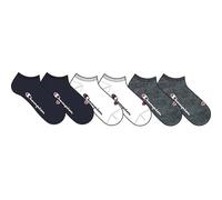 Champion Unisex Basics Sneaker-Socken - 6er Pack, Marineblau/Weiß/Grau, Gr. 35-38 EU