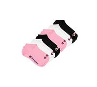 Champion Tennissocken (Baumwolle) Sneaker Schriftzug-Print rosa/weiss/navyblau Herren - 3 Paar, Größe 35-38