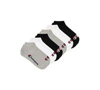 Champion 6 Paar Sneaker Socken Gr. 35-46 Unisex Sneaker Kurzsocken, Farbe:882 - grey/white/black, Socken & Strümpfe:35-38