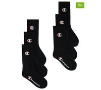 Champion 6er-Set: Socken in Schwarz - Größe 31/34 | Kinder Socken Strumpfhosen