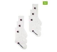 Champion 6er-Set: Socken in Weiß - Größe 31/34 | Kinder Socken Strumpfhosen