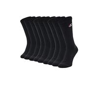 Champion 9 Paar Crew Socken Gr. 35-46 Unisex Tennissocken U24558, Farbe:Black, Socken & Strümpfe:35-38