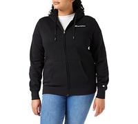 Champion American Classics Full Zip Sweatshirt mit Kapuze, Schwarz, XS für Damen