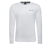 Champion Herren American Classics Small Logo Crewneck Sweatshirt, Weiß, XL