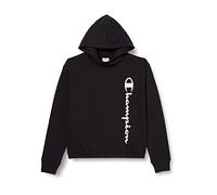Champion American Classics Maxi-Logo Kapuzenpullover für Mädchen und Jungen, Schwarz, 3-4 Jahre