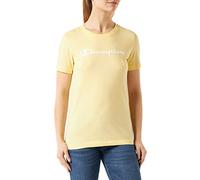 Champion American Classics T-Shirt für Damen, Zeitgenössisch, 114911, Gelb, 114911 Small
