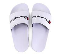 Champion Badelatschen Herren Damen Badeschlappen Badesandalen Badeschuhe Duschschuhe (Slide Varsity 2.0 White ww001, 36)