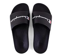 Champion Badelatschen Herren Damen Badeschlappen Badesandalen Badeschuhe Duschschuhe (Slide Varsity black kk002, 41)
