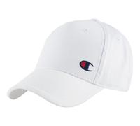 Champion Baseballkappe Unisex Icons 805974 - gewebter Baumwoll-Twill C-Logo Weiß One Size