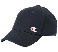 Champion Baseballkappe Unisex 805974 – Gewebter Baumwoll-Twill, C-Logo – Schwarz One Size