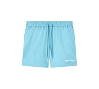 Badeshorts CHAMPION "5-inch Men's swim shorts", Herren, Gr. L, N-Gr, blau (mlkb), Polyamid, Badehosen Badeshorts, schnelltrocknendes Material, bequeme Passform (95075150-L) mlkb