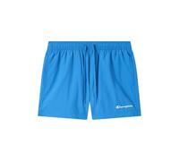 Badeshorts CHAMPION "5-inch Men's swim shorts", Herren, Gr. L, N-Gr, blau (srs), Polyamid, Badehosen Badeshorts, schnelltrocknendes Material, bequeme Passform (41500129-L) srs