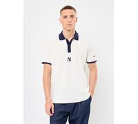 CHAMPION Poloshirt mit Label-Stitching in Offwhite, Größe S