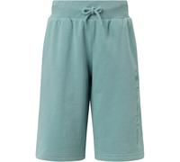 Bermudas CHAMPION "ICONS Terry Bermuda with Big Logo", Kinder, Gr. XXL (176), N-Gr, stnb, Obermaterial: 73% Baumwolle, 27% Polyester, Hosen Bermudas, weiches Material, mit Eingrifftaschen, mit Tunnelz