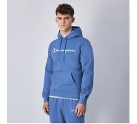 Champion Big Logo Fleece Hoodie in Blue XL