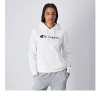Champion Big Logo Slim Fit Hoodie für Frauen in White S
