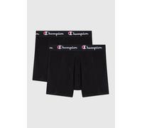 Champion - Boxer Pack Of 2 NBK/NBK - Boxershorts - Schwarz - XL - 95% Baumwolle, 5% Elastan Schwarz XL