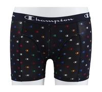 Champion Boxershort (Baumwolle) Unterwäsche Allover Logo-Print navyblau/rot Kinder - 2er Pack, Größe 140