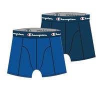 Champion Boxershort (Baumwolle) Unterwäsche blau/navyblau Herren - 2er Pack, Größe XL