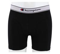 Champion Boxershort (Baumwolle) Unterwäsche mit weissem Bund schwarz Herren - 2er Pack, Größe XXL