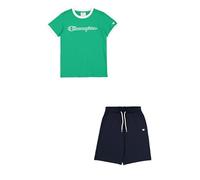 Champion Boy's Legacy Boy - Graphic Crewneck Set with Large Print, Green (GS130), S, Grün (GS130), 7-8 Jahre
