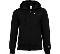 CHAMPION Champion Herren Sweatjacke mit Kapuze - Full Zip Hoodie Sweatshirt, Heavy Soft, Fleece, gesticktes Logo (221794) 2XL Schwarz