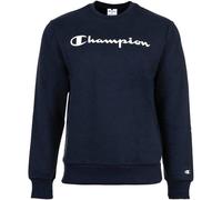 Kapuzensweatshirt CHAMPION "BASICS Fleece Crewneck Sweatshirt Large Logo", Jungen, Gr. L (52/54), nny, ns, Obermaterial: 55% Baumwolle, 45% Polyester, Sweatshirts (95575420-L) nny, ns