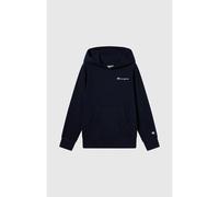 Kapuzensweatshirt CHAMPION "SPORTWEAR HOODIE Standard Fit", Jungen, Gr. XL (164/170), blau (nny, ns), Obermaterial: 73% Baumwolle, 27% Polyester, Bündchen, Sweatshirts, mit Kängurutasche, aus Baumwoll
