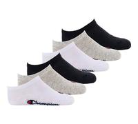 CHAMPION Champion Kinder Socken, 6er Pack - Sneaker, einfarbig (TB_U34577-6P) 27-30 Schwarz/Grau/Weiß