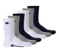CHAMPION Champion Unisex Socken, 6 Paar - Crew Socken Basic (TB_U24558-6P) EU 39-42 Blau