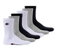 CHAMPION Champion Unisex Socken, 6 Paar - Crew Socken Basic (TB_U24558-6P) EU 43-46 Schwarz