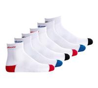 CHAMPION Champion Unisex Socken, 6 Paar - Crew Socken, Logo, Streifen (TB_U20014-6P) EU 35-38 Weiß