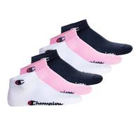 Kurzsocken CHAMPION "Socken 6er Pack", Herren, Gr. 35-38, bunt (pink, weiß, blau), Obermaterial: 71% Baumwolle CO. 23% Polyester PES. 4% Polyamid PA. 2% Elasthan EL., Socken (62826249-35) pink, weiß,