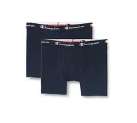 Champion Core Trunk x2 Boxershorts Kurz, Marineblau, M (2er Pack) Herren