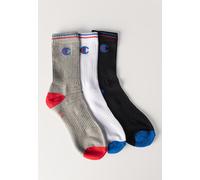 Champion Innensocken Core Crew Mehrfarbig (Nero/Bianco/Grigio Melange Chiaro) 39-42 3er Pack