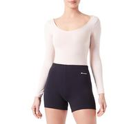 Champion Damen Athletic Club W-Cotton Lycra Biker Shorts, Schwarz, L