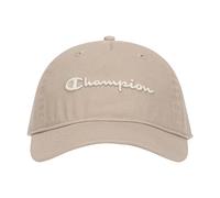 Champion Damen Baseballkappe mit Schriftstickerei, gewaschener Baumwoll-Twill, verstellbar, Champagner Frost, Einheitsgröße