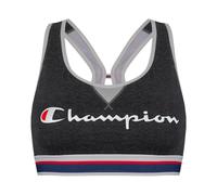 Champion Damen Bustier - Crop Top Authentic, einfarbig Grau XS