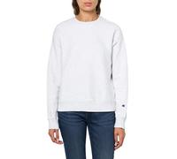 Champion Damen Crewneck, Reverse Weave Pullover for Women Sweatshirt, Silbergrau, M