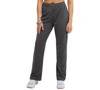 Champion Damen Everyday Baumwollhose, Kordelzug Strick-Sweathose, C-Patch, 80 cm Schrittlänge, Dunkelgrau, Groß