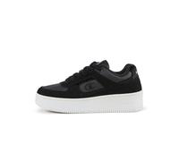 Champion Damen Foul Play Plat Velour W Low Sneakers, Schwarz (KK001), 37.5 EU