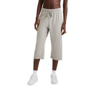 Champion Damen Jersey Capri Everyday Baumwolle Capris Kordelzug Cropped Sweatpants Caprihose C Patch 18", Oxford-Grau, L