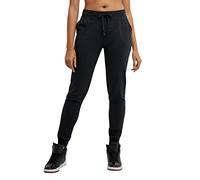 Champion Damen Jogginghose, Leichte Lounge, Bequeme Jersey-Loungehose, 73,7 cm Leggings, Schwarz, M